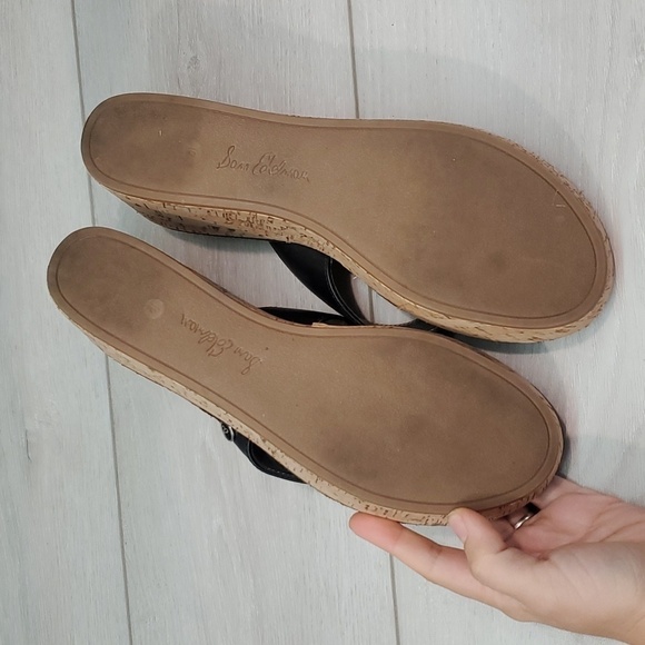 Sam Edelman Womens Romy Cork Wedge Sandals shoes sz 10M - Picture 10 of 12
